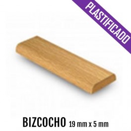 BIZCOCHO MDF PLASTIFICADO 19 mm * 5 mm  2440 mm