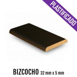 BIZCOCHO MDF PLASTIFICADO 32 mm * 5 mm  2440 mm