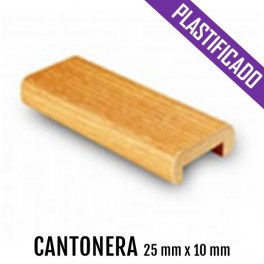 CANTONERA  MDF PLASTIFICADO 25 mm * 10 mm  2440 mm