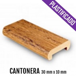 CANTONERA  MDF PLASTIFICADO 30 mm *10 mm  2440 mm