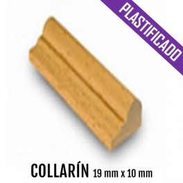 COLLARIN MDF PLASTIFICADO 19 mm * 10 mm 2440 mm