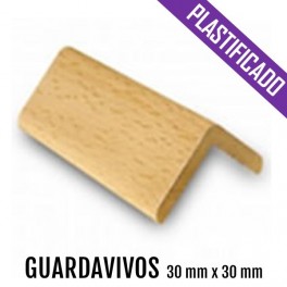 GUARDAVIVOS MDF PLASTIFICADO 30 mm *30 mm 2440 mm