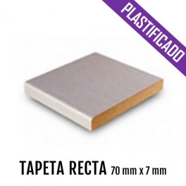 TAPETA RECTA MDF PLASTIFICADO 70 mm * 7 mm 2750 mm