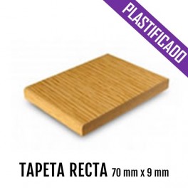 TAPETA RECTA MDF PLASTIFICADO 70 mm * 10 mm 2750 mm