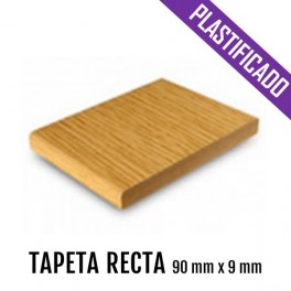 TAPETA RECTA MDF PLASTIFICADO 90 mm * 10 mm 2750 mm
