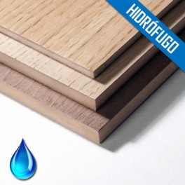 MDF HIDROFUGO RECHAPADO CHAPA NATURAL 2440*1220 mm (Despiece)