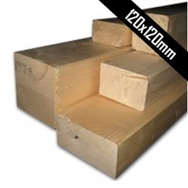 VIGA LAMINADA ABETO GL24 120x120 mm
