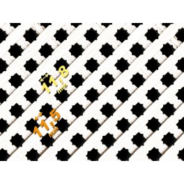 CELOSIA PARA INTERIOR SUPERPUESTA A4 ESTRELLA PINTADA EN BLANCO