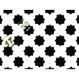 CELOSIA PARA INTERIOR ENRASADA E12 ESTRELLA PINTADA EN BLANCO