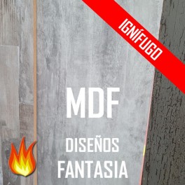 MDF IGNÍFUGO PLASTIFICADO DISEÑOS FANTASÍA 2440*1220 mm (Despiece)