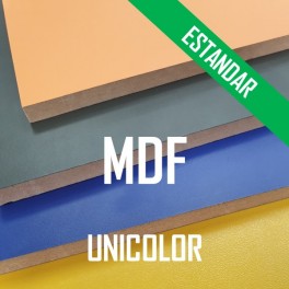 MDF ESTANDAR PLASTIFICADO UNICOLORES 2440*1220 mm