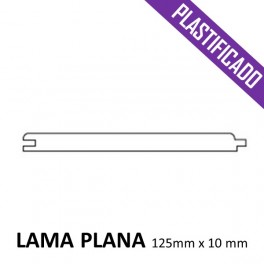 PERSIANA - LAMA PLANA  MDF PLASTIFICADO 125 mm * 10 mm 2440 mm