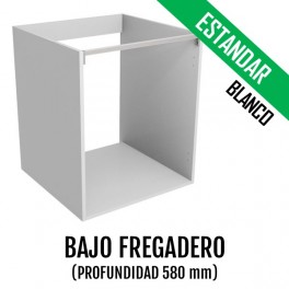MODULO BAJO FREGADERO ESTANDAR BLANCO