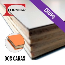 CONTRACHAPADO CHOPO APLACADO HPL FORMICA  DOS CARAS 2500x1220mm