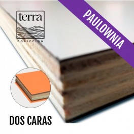 CONTRACHAPADO PAULOWNIA APLACADO HPL TERRA DOS CARAS 