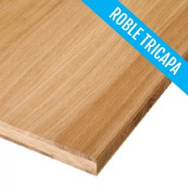 TABLERO ALISTONADO ROBLE TRICAPA (Despiece)