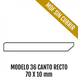 RODAPIE MOD. 36 CANTO RECTO 70 x 10 mm 