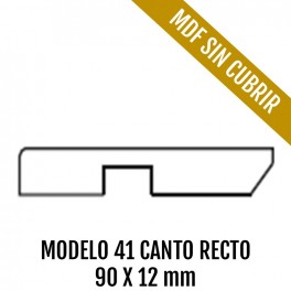 RODAPIE MOD. 41 CANTO RECTO 90 x 12 mm 