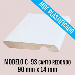 RODAPIE MOD C-95 CANTO REDONDO 90 X 14 mm