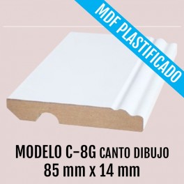RODAPIE MOD C-8G CANTO DIBUJO 85 X 14 mm