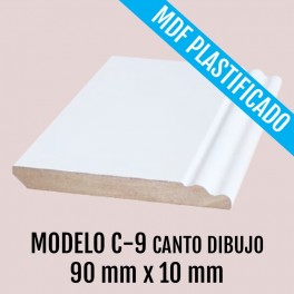 RODAPIE MOD C-9 CANTO DIBUJO 90 X 10 mm