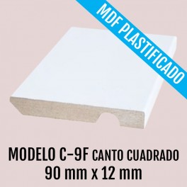 RODAPIE MOD C-9F CANTO CUADRADO 90 X 12 mm