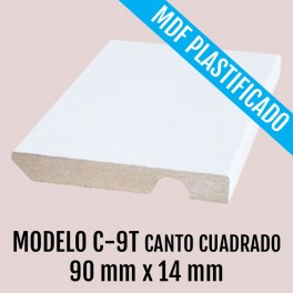 RODAPIE MOD C-9T CANTO CUADRADO 90 X 14 mm