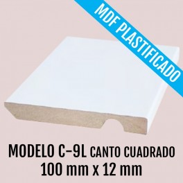 RODAPIE MOD C-9L CANTO CUADRADO 100 X 12 mm