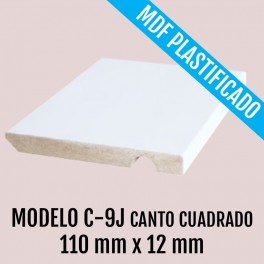 RODAPIE MOD C-9J CANTO CUADRADO 110 X 12 mm