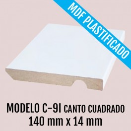 RODAPIE MOD C-9I CANTO CUADRADO 140 X 14 mm