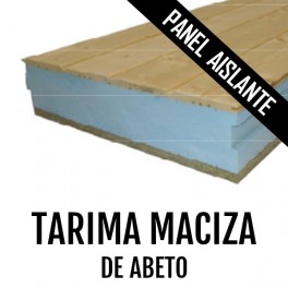 PANEL AISLANTE TARIMA MACIZA DE ABETO