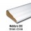 MOLDURA DEC MDF RECHAPADO 28 mm * 13 mm BARNIZADA